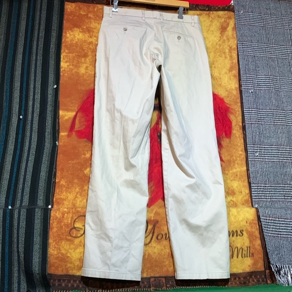 DOCKERS-men’s beige ‘CLASSIC FIT’ pleated chino dress pants - Picture 8 of 11